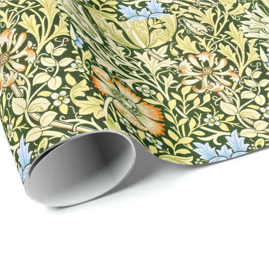 Acanthus mit reichen Farben Geschenkpapier (Rolleneckpunkt)