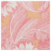 Acanthus Rose cantaloupe Stoff (Nahaufnahme)