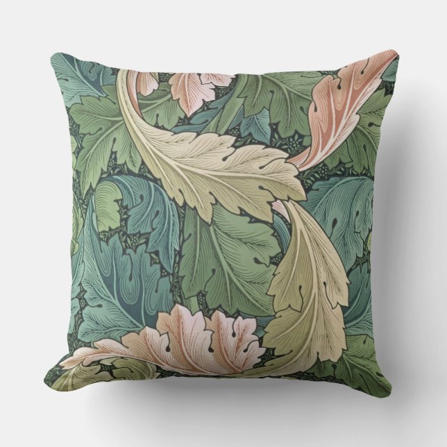 "Acanthus" Tapetenentwurf, 1875 Kissen (Vorderseite)