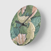 "Acanthus" Tapetenentwurf, 1875 Runde Wanduhr (Winkel)