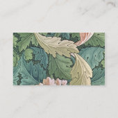 "Acanthus" Tapetenentwurf, 1875 Visitenkarte (Rückseite)
