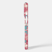 Acanthus viva magenta türkis Case-Mate iPhone hülle (Rückseite / Links)