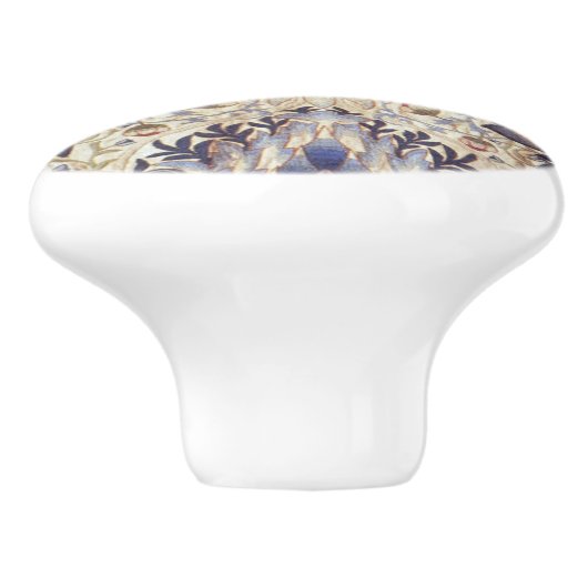 Acanthus (von William Morris) Keramikknauf (Seitenansicht)