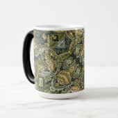 Acanthus von William Morris Monogram Floral Verwandlungstasse (Vorderseite Links)