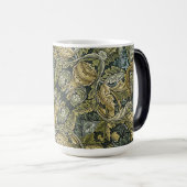 Acanthus von William Morris Monogram Floral Verwandlungstasse (VorderseiteRechts)