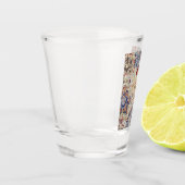 Acanthus (von William Morris) Schnapsglas (Links)