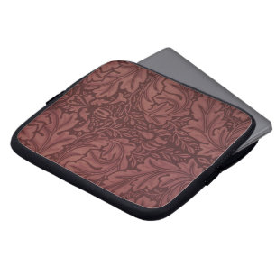 Acanthus von William Morris, Vintage-Blumenstoff Laptopschutzhülle