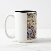 Acanthus (von William Morris) Zweifarbige Tasse (Links)