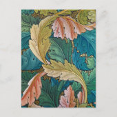 Acanthus, Wallpaper von William Morris Postkarte (Vorderseite)