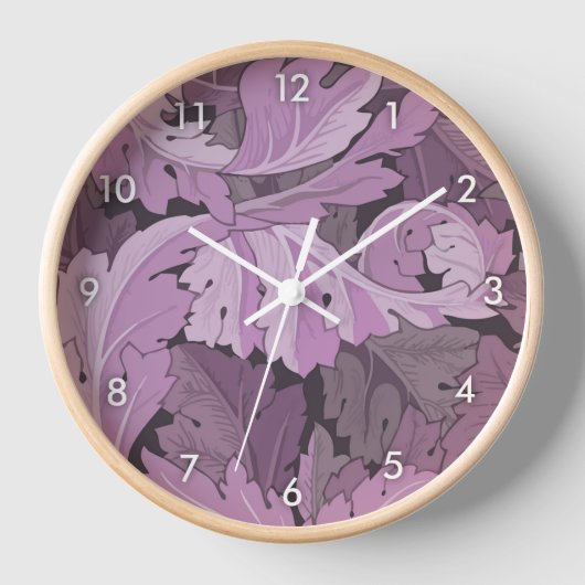 Acanthus, William Morris Clock Uhr (Vorderseite)