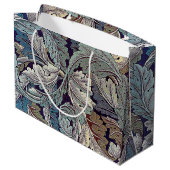Acanthus, William Morris große Geschenktasche Geschenktüte (Rückseite Schrägansicht)
