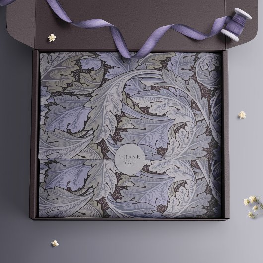 Acanthus William Morris Lila Vintag Seidenpapier