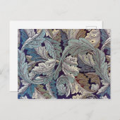 Acanthus, William Morris Postkarte (Vorne/Hinten)