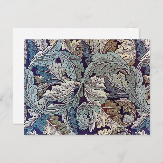 Acanthus, William Morris Postkarte (Vorne/Hinten)