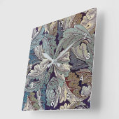 Acanthus, William Morris Quadratische Wanduhr (Winkel)