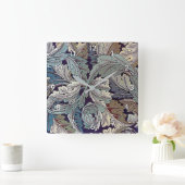 Acanthus, William Morris Quadratische Wanduhr (Zuhause)