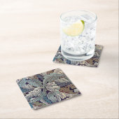 Acanthus, William Morris Rechteckiger Pappuntersetzer (Vor Ort)