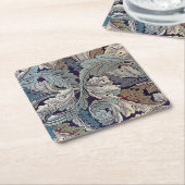 Acanthus, William Morris Rechteckiger Pappuntersetzer (angewinkelt)