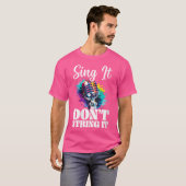 Acapella Gesangslehrer Musik Oper Sing T-Shirt (Vorne ganz)