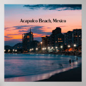 Acapulco Beach, Mexiko Poster (Vorne)