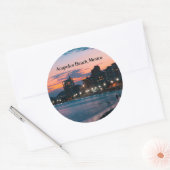 Acapulco Beach, Mexiko Runder Aufkleber (Umschlag)