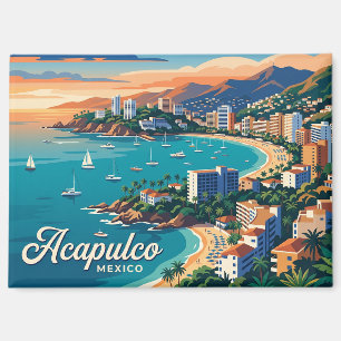 Acapulco-Bucht Mexiko Magnet