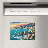 Acapulco-Bucht Mexiko Magnet (In Situ (Geschirrspüler))