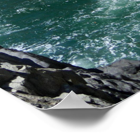 Acapulco Cliff Diver Poster (Ecke)