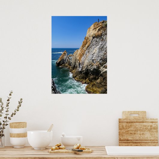 Acapulco Cliff Diver Poster (Küche)
