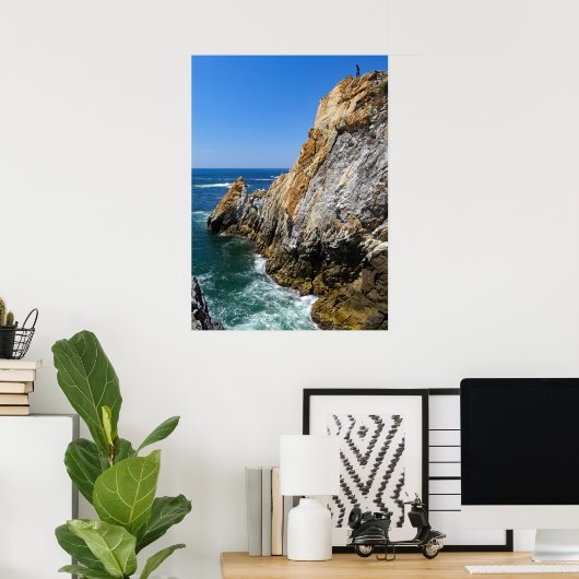 Acapulco Cliff Diver Poster (Heimbüro)