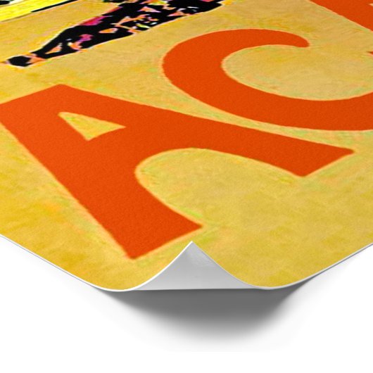 Acapulco, endlose Segelboote an der Küste Poster (Ecke)