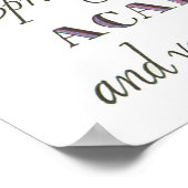 Acapulco, Frau am Strand Poster (Ecke)