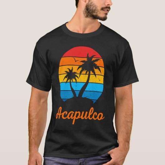 Acapulco Mexico Family Vacation Beach Tropical T-Shirt (Vorderseite)