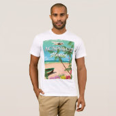 Acapulco Mexico Vintage Reiseplakat T-Shirt (Vorne ganz)