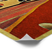 Acapulco Mexico Vintage Travel Poster (Ecke)