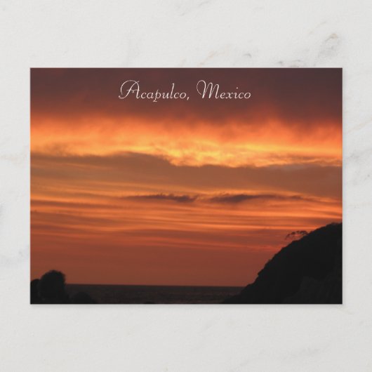 Acapulco, Mexiko Postkarte (Vorderseite)