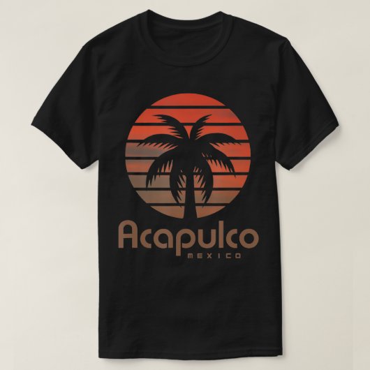 Acapulco Mexiko T-Shirt (Design vorne)
