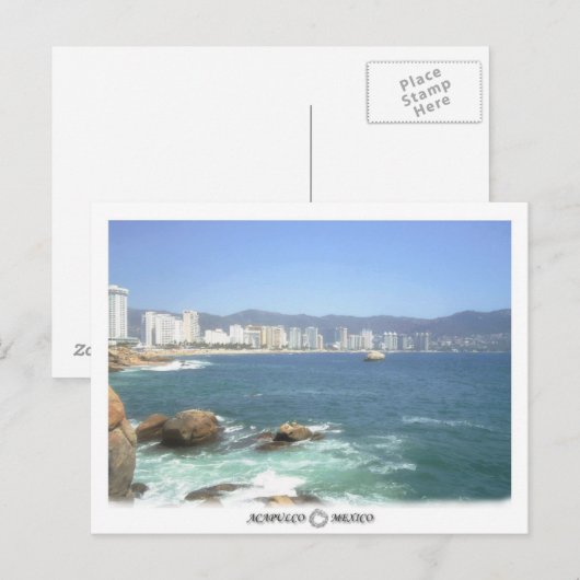 Acapulco Postcard Postkarte (Vorne/Hinten)