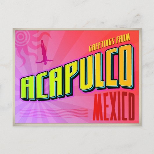 ACAPULCO POSTKARTE (Vorderseite)
