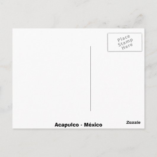 Acapulco Postkarte (Rückseite)