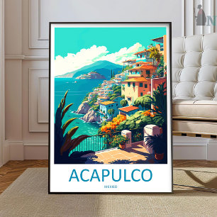 Acapulco-Reise-Kunstwand Acapulco-Wand-Hanging Poster