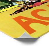 Acapulco-Reiseplakat Poster (Ecke)