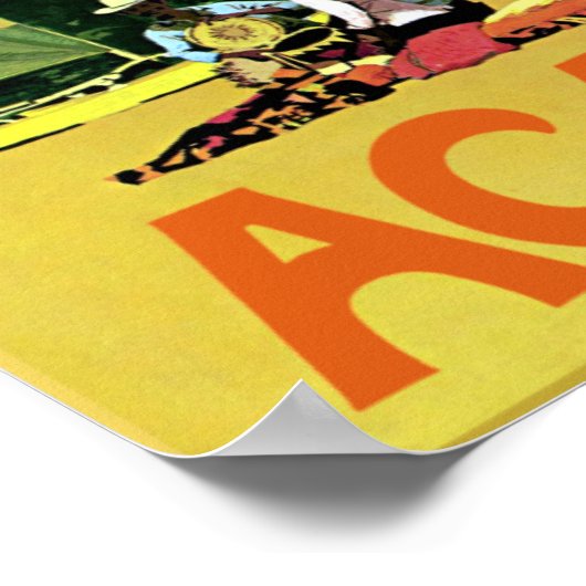 Acapulco-Reiseplakat Poster (Ecke)