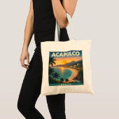 Acapulco-Reiseplakat-Tragetasche Tragetasche (Vorderseite (Produkt))