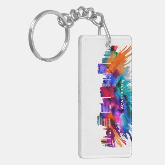 Acapulco Skyline Schlüsselanhänger (Vorderseite links)