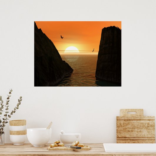 Acapulco (vergrößert) poster (Küche)