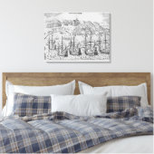 Acapulco" von Jean-Baptiste Labat's Nouveau Leinwanddruck (Insitu (Schlafzimmer))