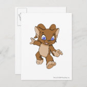 Acara Brown Postkarte (Vorne/Hinten)