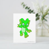 Acara Glows Postkarte (Stehend Vorderseite)