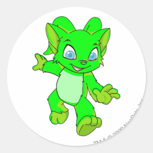 Acara Glows Runder Aufkleber